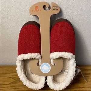 Acorn wool blend faux fur Slippers